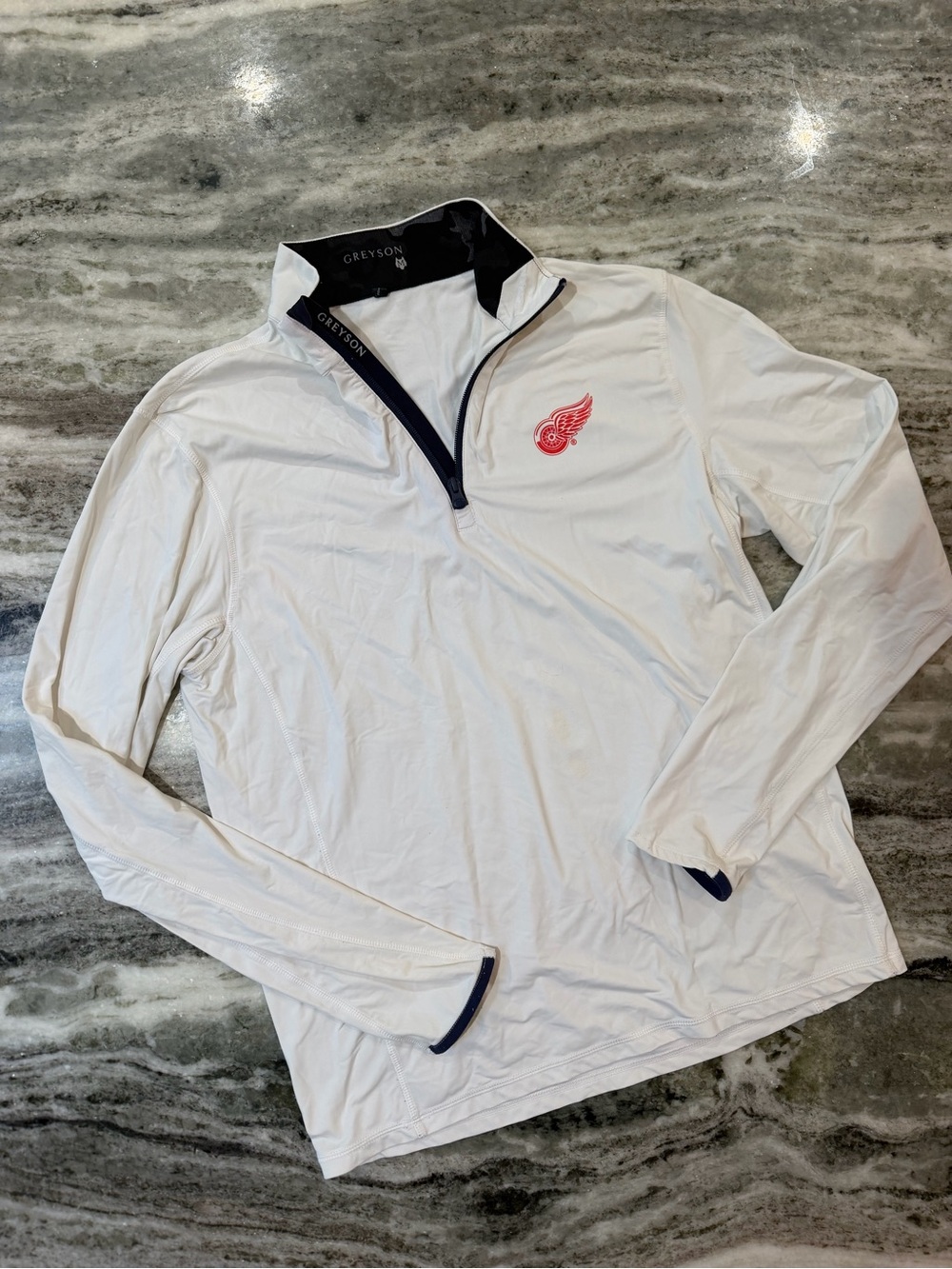 Greyson x Detroit Red Wings White Long-Sleeve Quarter-Zip Pullover
Medium